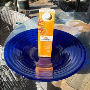 Bromioli Rocco large cobalt blue serving bowl/centrepiece